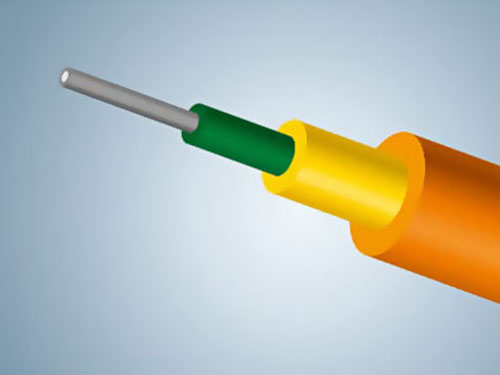 Single core circular indoor optical cable