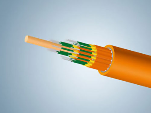 Multi core branch indoor optical cable V-shaped