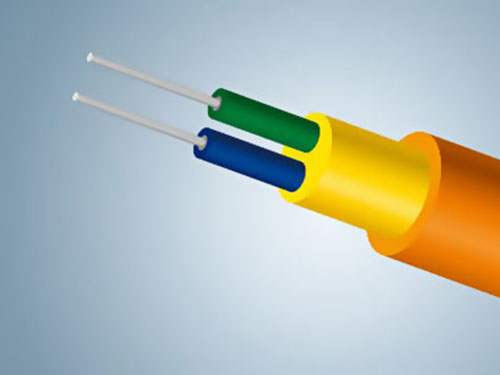 Double core circular indoor optical cable type I