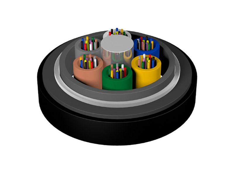Non metallic flat FRP armored anti rodent optical cable（GYFTY83（FS））