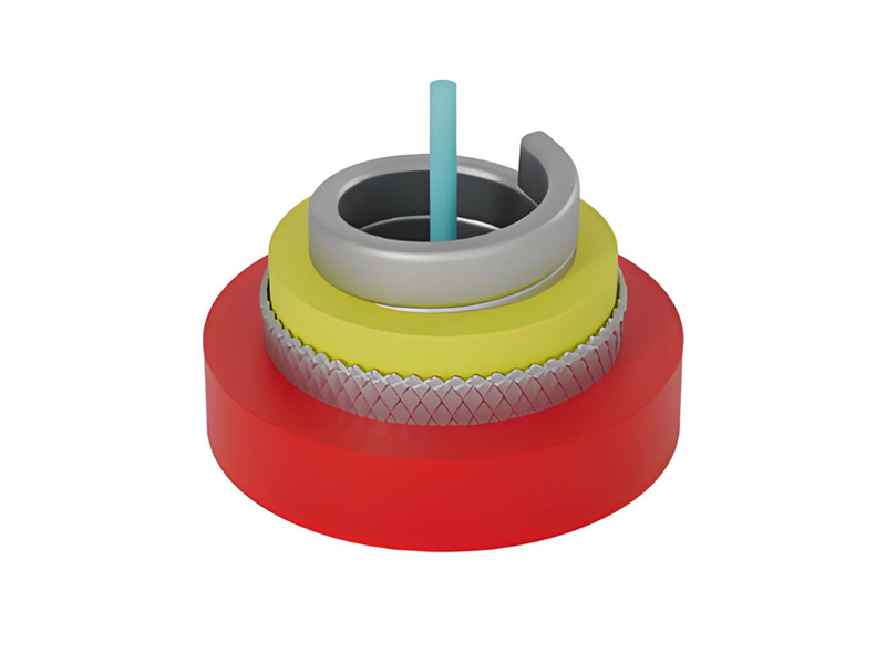 Armored temperature measuring optical cable