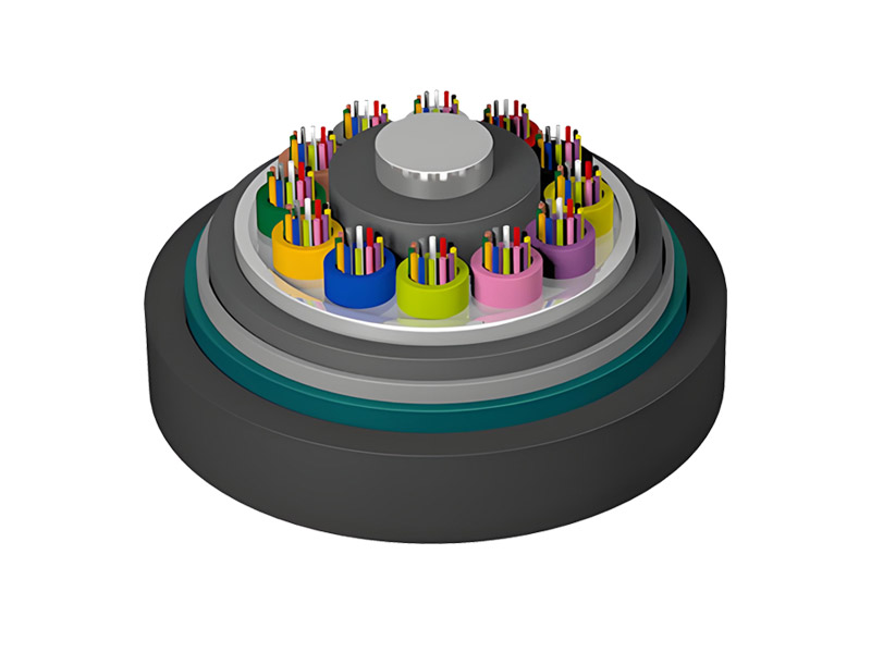 Loose layer twisted reinforced core armored flame-retardant optical cable（GYTZA53/GYTAH58）