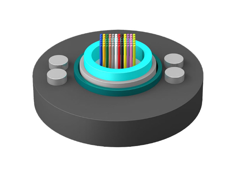 Central tube light armored fiber optic ribbon cable（GYDXTW）